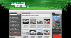 Desktop Screenshot of fotbalovestadiony.cz